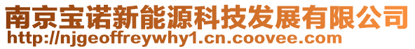 南京寶諾新能源科技發(fā)展有限公司