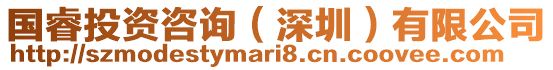 國(guó)睿投資咨詢(xún)（深圳）有限公司