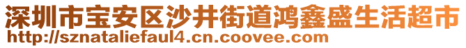 深圳市寶安區(qū)沙井街道鴻鑫盛生活超市