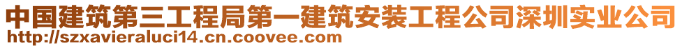 中國(guó)建筑第三工程局第一建筑安裝工程公司深圳實(shí)業(yè)公司