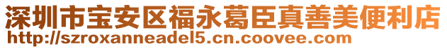 深圳市寶安區(qū)福永葛臣真善美便利店