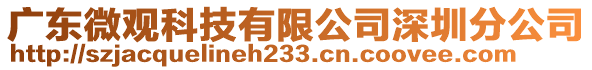 廣東微觀科技有限公司深圳分公司