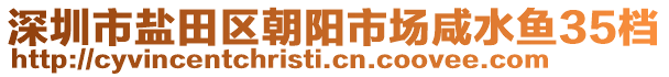 深圳市鹽田區(qū)朝陽(yáng)市場(chǎng)咸水魚(yú)35檔