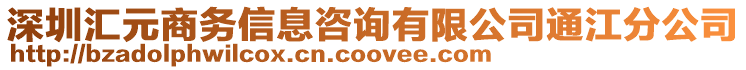 深圳匯元商務(wù)信息咨詢有限公司通江分公司