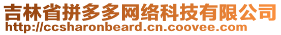 吉林省拼多多網(wǎng)絡(luò)科技有限公司