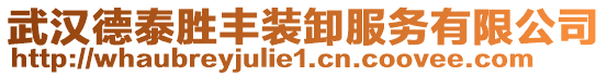 武漢德泰勝豐裝卸服務(wù)有限公司