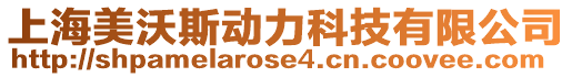 上海美沃斯動力科技有限公司