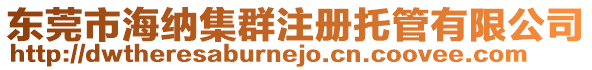 東莞市海納集群注冊托管有限公司