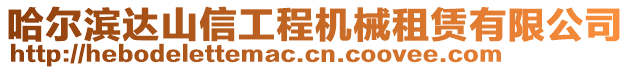 哈尔滨达山信工程机械租赁有限公司