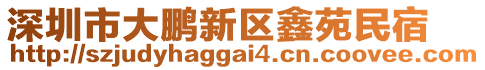 深圳市大鵬新區(qū)鑫苑民宿