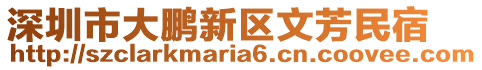 深圳市大鵬新區(qū)文芳民宿