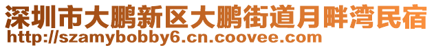 深圳市大鵬新區(qū)大鵬街道月畔灣民宿