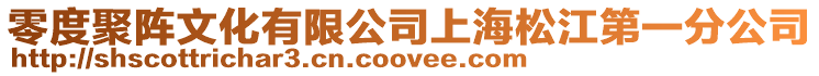 零度聚陣文化有限公司上海松江第一分公司