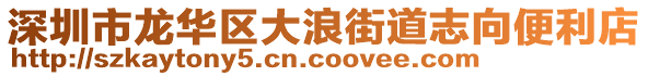 深圳市龍華區(qū)大浪街道志向便利店