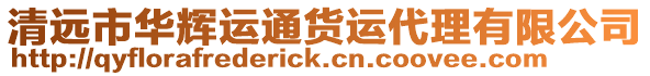 清遠市華輝運通貨運代理有限公司