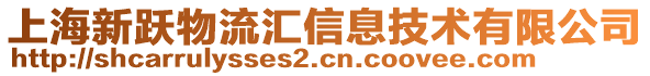 上海新跃物流汇信息技术有限公司