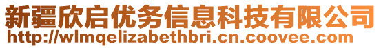 新疆欣啟優(yōu)務(wù)信息科技有限公司