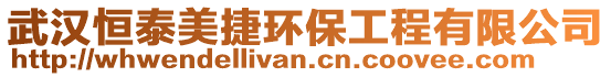 武漢恒泰美捷環(huán)保工程有限公司