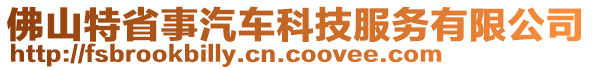 佛山特省事汽車科技服務(wù)有限公司