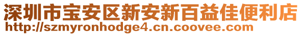 深圳市寶安區(qū)新安新百益佳便利店