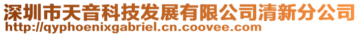 深圳市天音科技發(fā)展有限公司清新分公司