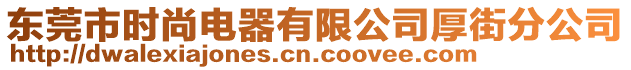 東莞市時尚電器有限公司厚街分公司