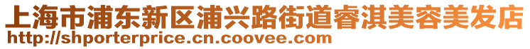 上海市浦東新區(qū)浦興路街道睿淇美容美發(fā)店