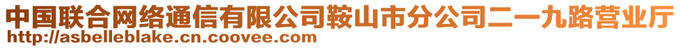 中國聯(lián)合網(wǎng)絡(luò)通信有限公司鞍山市分公司二一九路營業(yè)廳