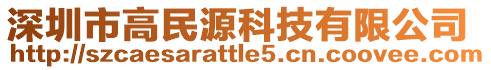 深圳市高民源科技有限公司