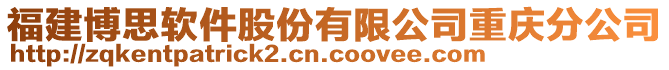 福建博思軟件股份有限公司重慶分公司