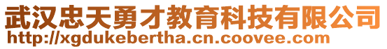 武汉忠天勇才教育科技有限公司