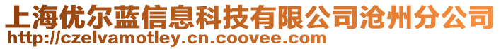 上海优尔蓝信息科技有限公司沧州分公司