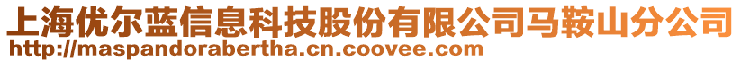 上海優(yōu)爾藍(lán)信息科技股份有限公司馬鞍山分公司