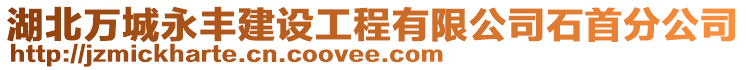 湖北萬城永豐建設(shè)工程有限公司石首分公司