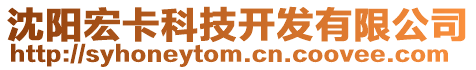 沈陽宏卡科技開發(fā)有限公司