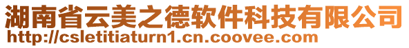 湖南省云美之德軟件科技有限公司