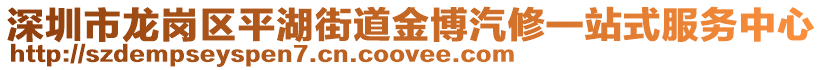 深圳市龍崗區平湖街道金博汽修一站式服務中心