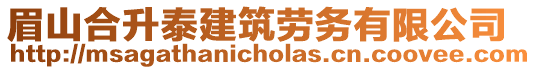 眉山合升泰建筑勞務有限公司