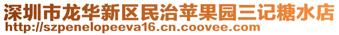 深圳市龍華新區(qū)民治蘋果園三記糖水店