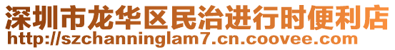 深圳市龍華區(qū)民治進(jìn)行時(shí)便利店