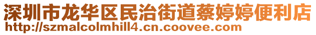 深圳市龍華區民治街道蔡婷婷便利店