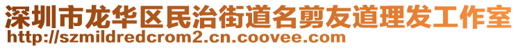 深圳市龍華區民治街道名剪友道理發工作室