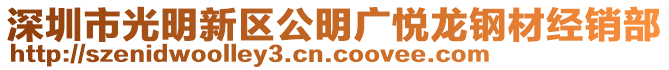 深圳市光明新區(qū)公明廣悅龍鋼材經銷部