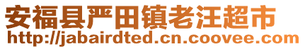 安福縣嚴(yán)田鎮(zhèn)老汪超市