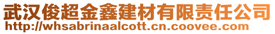 武漢俊超金鑫建材有限責任公司