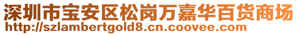 深圳市寶安區(qū)松崗萬嘉華百貨商場