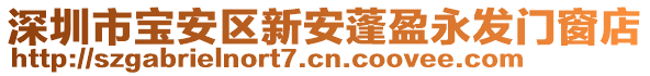 深圳市寶安區(qū)新安蓬盈永發(fā)門窗店