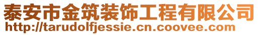 泰安市金筑裝飾工程有限公司