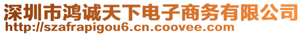 深圳市鴻誠天下電子商務(wù)有限公司