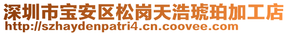 深圳市寶安區(qū)松崗天浩琥珀加工店